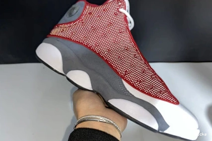 Trendy Retro Red Flint Gym 13 Grey Air Jordan 800 DJ5982-600 0802